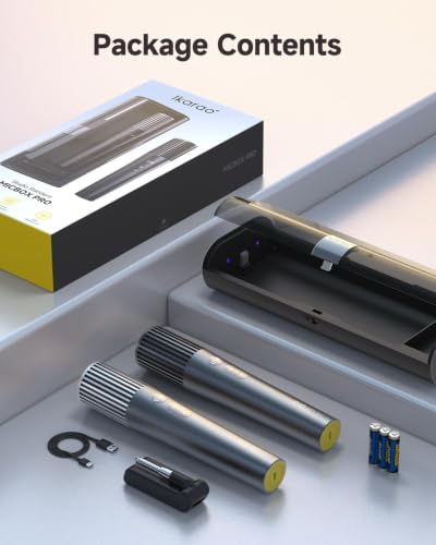 Ikarao Wireless Karaoke Microphone, UV Self-Cleaning Case, 2 Mics for JBL - color: Black