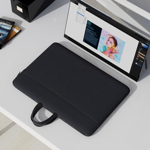 Portable Monitor Case 18.5 inch, Carrying Monitor Sleeve Bag Compatible with VisionOwl InnoView Upperizon Large Portable Monitor, Travel Padded Protective Case with Accessory Pocket - size: 18 Inch