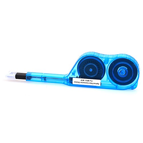 Fiber Optic Cleaning Tool for MPO and MTP Connectors MPO One Click Cleaner, 500 Cycles Cleaning Connector Equipment