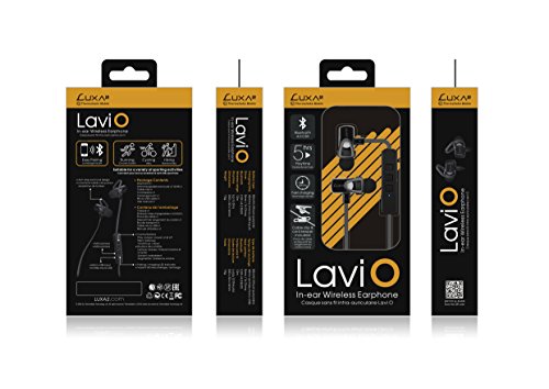 Thermaltake LUXA2 Lavi O Wireless Bluetooth 4.0 Sweatproof Sports In-Ear Earbuds Headphone AD-HDP-PCLOBK-00 - style: In-Ear Sports