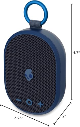Skullcandy Kilo XT Wireless Bluetooth Speaker - IPX7 Waterproof Mini Bluetooth Speaker with 24 Hour Battery, Downward Firing Passive Radiator, and True Wireless Pairing - Perfect for Outdoor (Navy) - color: Navy