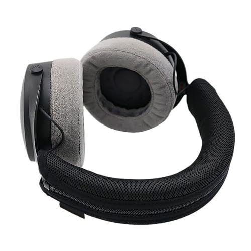 Headband Cushion Cover Sleeve for DT700 Professional X Over Ear Headphone with Smooth Zippered Closure Headphone Headband Protector Case - color: Black