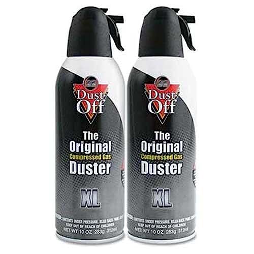 Dust-Off Disposable Compressed Gas Duster, 10 oz Cans, 2/Pack