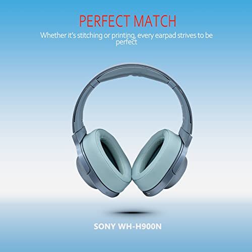 Krone Kalpasmos Replacement Earpads for Sony WH-H900N h.Ear on 2 & Sony MDR-100ABN Headphones, Sony Headphone Cushions Compatible with Sony 900N, Sony WH H900N earpads with Soft Foam Leather(Green) - color: Horizon Green