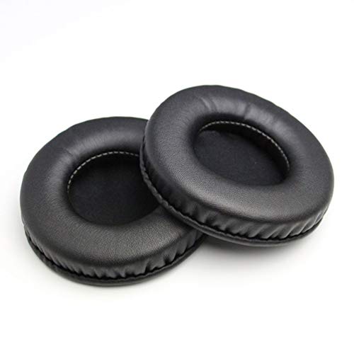 Uonlytech Headphone Ear Cushions Round Headset Ear Pads Earmuffs Replacement for Headset Headphone 80mm Black