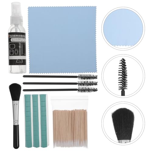 PRETYZOOM Earphone Cleaner Kit and Headphone Cleaning Brush, 6pcs Set with Keyboard Dusting Swabs, Multi-Tool for Earbuds, Phones, and Laptops, Suitable for Home and Office Use