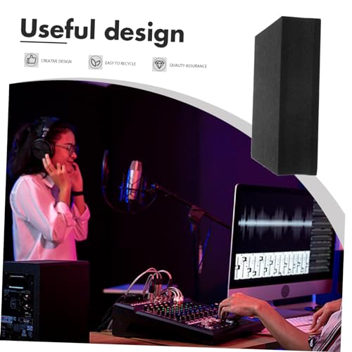 2pcs Monitor Isolation Pad for Subwoofer and Speakers Acoustic Foam Stand for Sound Insulation and Noise Isolation for Home and Studio