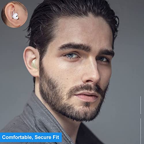 Mini Wireless Bluetooth Earbuds with Microphone,Invisible Bluetooth Headphones for Women and Small Ears with Touch Control, IPX5 Waterprof, Battery Case(Beige) - color: Beige