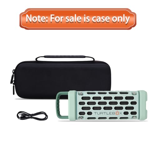 LTGEM Case for Turtlebox Ranger Portable Bluetooth Speaker | Hard EVA Shell, Water-Resistant, Shock Protection, Scratch-Resistant Interior, Portable Travel Storage Case Only