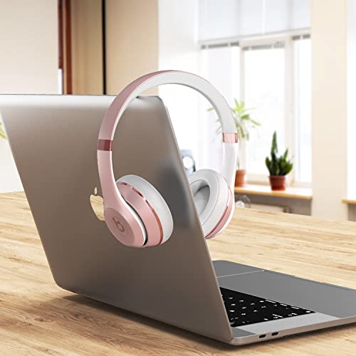 Replacement Ear Pads for Beats Solo 2 and Solo 3 Headphones, White | Solo2 & Solo3 Earpads Cushions with Noise Isolation Memory Foam and Softer Protein Leather - color: White