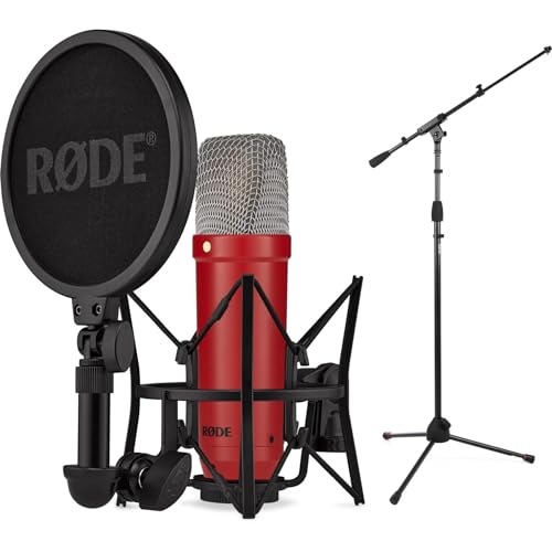 Rode NT1 Signature Series Condenser Microphone with Stand - Red