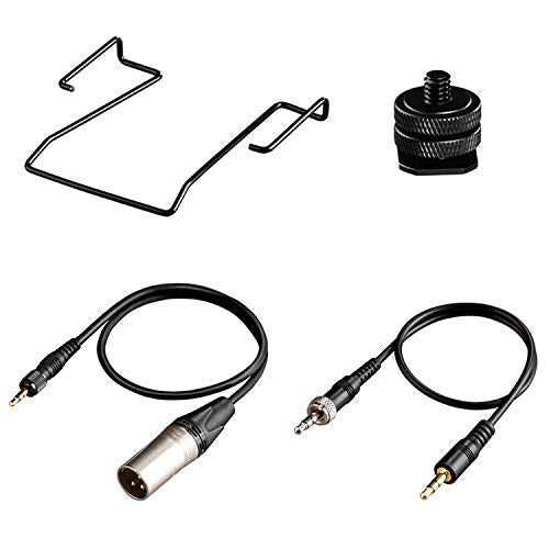 BOYA Wireless Lavalier Microphone System, BY-UM48C UHF Professional Omni-Directional 48-Frequency with Interview Mic by-UM2 for Canon Nikon DSLR Camera Sony Panasonic Camcorders Facebook Livestream