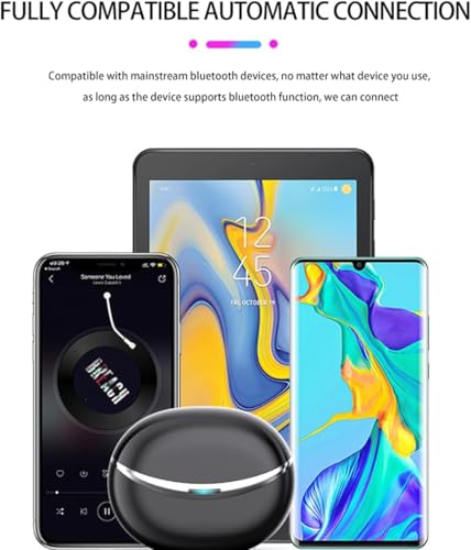 Wireless Earbuds Bluetooth 5.3 ENC Headset Low Latency Gaming Headset, TWS Stereo Wireless Headset Noise Canceling Gaming Earbuds with Microphone, IPX5 Water and Sweat Resistant, Black