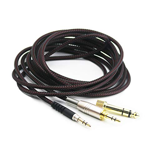NewFantasia Replacement Audio Upgrade Cable Compatible with Audio-Technica ATH-M50xBT, ATH-AR3BTBK, ATH-SR50BT, ATH-ANC9, ATH-ANC7B, ATH-SR5BTBK, ATH-S700BT Headphones 1.2meters/4ft - size: 3.9 ft