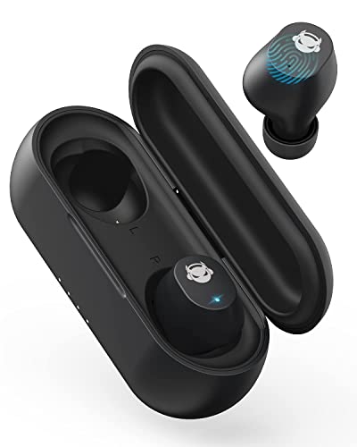 Wireless Earbuds Noise Cancellation Deep Bass Immersive Sound Headphones | Bluetooth Earphones, IPX5 Waterproof, 36-Hour Battery Life, Compatible with iPhone, Samsung, Android, PC, MINDBEAST T98 Black