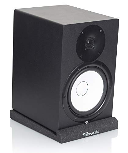Gator Frameworks Pair of (2) Acoustic Foam Isolation Pads for Studio Monitors, Fits 6.5" Speakers (GFW-ISOPAD-MD) - size: Medium