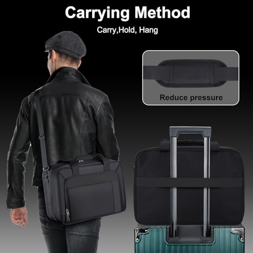 GDNasist Carrying Case Compatible with PS5/PS5 Pro/PS5 Slim, All Black - color: All-black