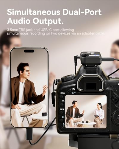 Hollyland Lark M2S Ultimate Combo Wireless Microphone for Camera, Lightning and USB-C, Dual Lavalier Mics, 2-Person Recording, 1000 ft, Space Gray (Bundle) - style: Ultimate Combo