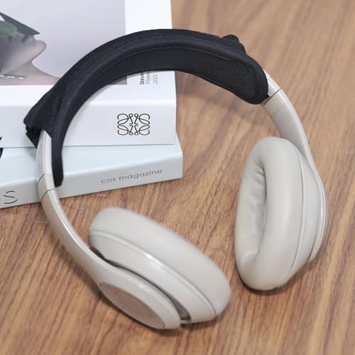 Adhiper Headphone Headband Cushion Cover for Beats Studio Pro, Studio 3, Studio 2, Solo 4, Solo 3 Headphones, 6mm Thick Softer Head Band Cover for Pressure Relief & Anti-Peeling, with Hanging Loop