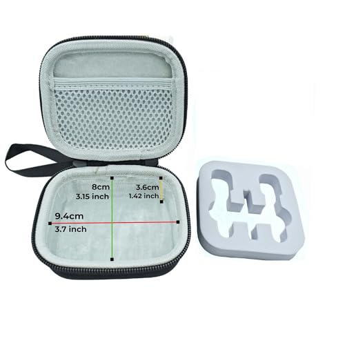 Portabe Wireless Mic Case Lav Mic Bag Audio Gear Travel Case for PQRQP/BOYA/MAYBESTA/Mini Mic Pro/Leettus/JUDKIOM/Bulatry/Caiord/SYNCO/MOVO Wireless Lav Microphone Lapel Mic Clip on Lapel Mic