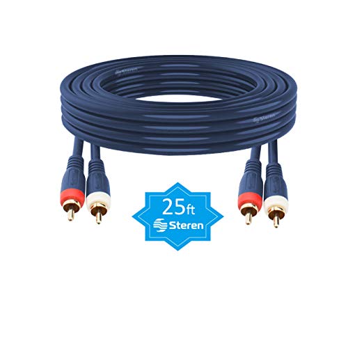 STEREN 25' Python Dual-Audio Cable - color: 2-Male to 2-Male, size: 25 Feet