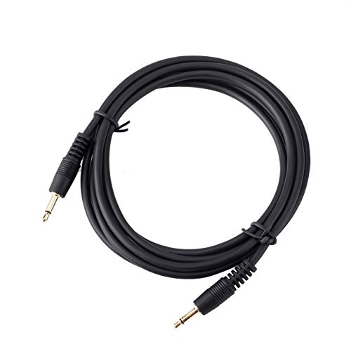 TENINYU 3.5mm Mono Cable - 12V Trigger, IR Infrared Sensor Receiver Extension Extender, 3.5mm 1/8" TS Monaural Mini Mono Audio Plug Jack Connector Male to Male Cable (6FT) - size: 6FT