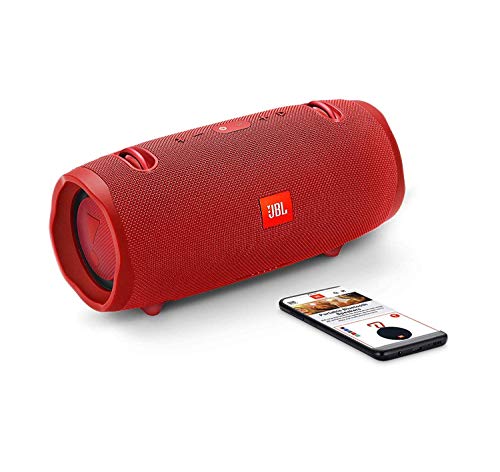 JBL Xtreme 2 - Portable Bluetooth Speaker - Red | Wireless Bluetooth Streaming, Up to 15 hours of playtime, IPX7 waterproof, JBL Connect, Durable fabric and rugged material - color: Red