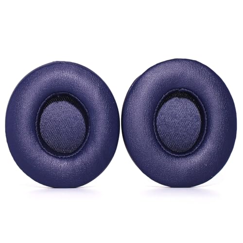 Replacement Ear Pads for Beats Solo 2/3 On-Ear Headphones - Academy Blue | Fit for Beats Solo 2/3 Wired/Wireless A1796/B0534, Xinyuekj Protein Leather Cushions, (Not Fit Beats Studio, Solo HD, Solo 4) - color: Academy Blue