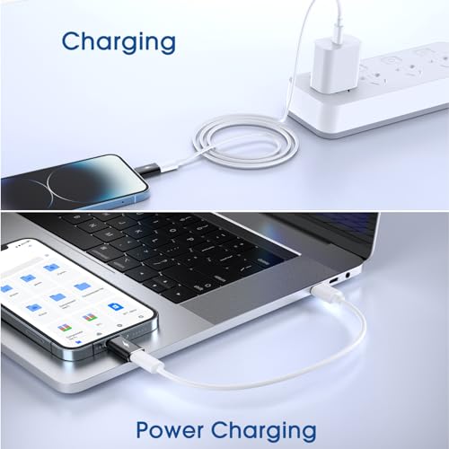 TechMatte USB C to Lightning Adapter 2 Pack 2.2A Charging Data Transfer - color: Black, size: 2 Pack