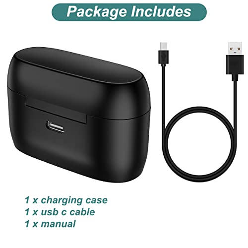Kissmart Charging Case for Jabra Elite 85t Earbuds (Black) | 700mAh Portable Charger Case Dock Cradle for Jabra Elite 85t