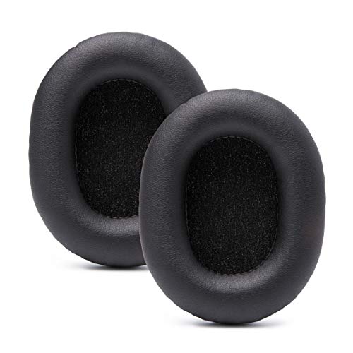 WC PadZ MDR7506 - Replacement Ear Pads for Sony MDR 7506 | Made by Wicked Cushions | Also fits V6 & CD900ST. Softer Leather, Luxurious Memory Foam | Airweave Fabric Black