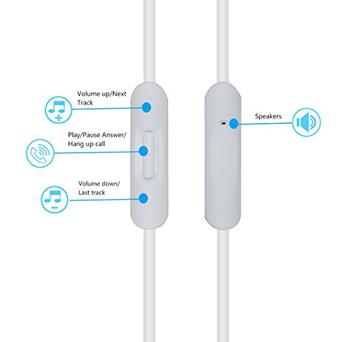 Solo Replacement 3.5mm Audio Cable Cord Wire with in-line Remote Microphone Compatible with Beats by Dr Dre Headphones Solo/Studio/Pro/Detox/Wireless/Mixr/Executive/Pill Suppot iOS System (White) - color: White