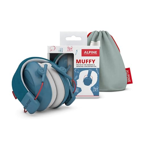 Alpine Muffy Kids Ear Muffs for Kids Ear Protection | 3-16 Years | Autism Sensory Products | 22dB Sound Reduction | Kids Noise Cancelling Ear Muffs | Noise Reduction Headphones for Kids - color: Yellow
