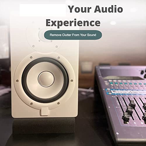 2 Pcs High Density Foam Speaker Pads - Speaker Isolation Pad, Monitor Acoustic Isolation Pads,Studio Monitor Pads