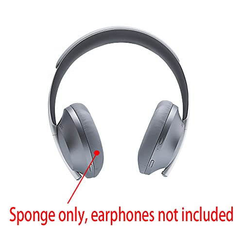 HUYUN Protein Leather Ear Pads Replacement for Bose Headphones 700, NCH700, NC700 Headphones Earpads, Headset Ear Cushion Repair Parts (Silver Gray) - color: Silver Gray