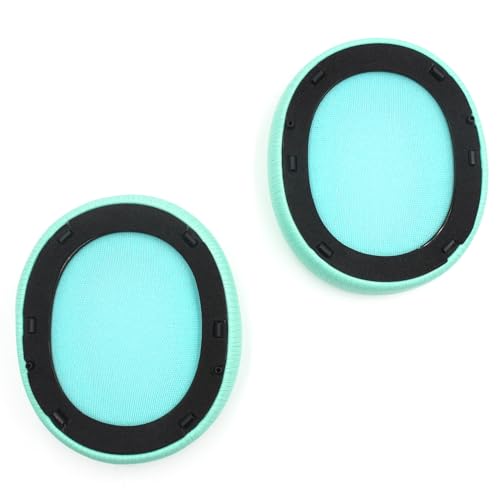 Replacement Earpads for Edifier W820NB Noise Cancelling Headphones - Green | Xinyuekj Premium Protein Leather Cushions, Comfort Upgrade Ear Cups - Set of 2 Ear Covers