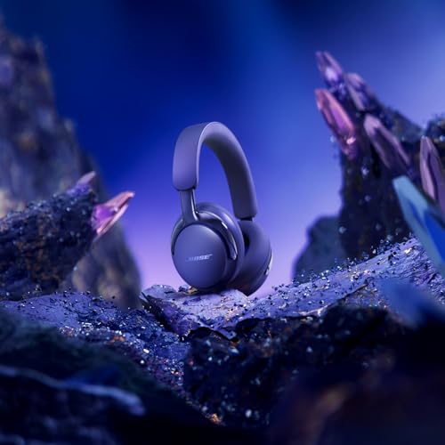 Bose QuietComfort Ultra Bluetooth Headphones (2nd Gen), Wireless Headphones with Spatial Audio, Over Ear Noise Cancelling with Mic, Up to 30 Hours of Play time, Midnight Violet - Limited Edition - color: Midnight Violet