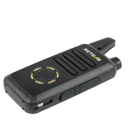 Retevis RT22S Walkie Talkies for Adults, 2 Way Radio with Earpiece(10 Pack) | For Daycare, Hospitality&Retail, Intuitive Channel Display, Lightweight Pocket-Friendly Design, FRS 22CH, All-Day Battery