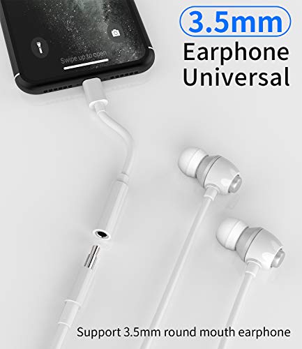 for iPhone AUX Adapter for Headphone Dongle Jack(2pack) Lightning to 3.5mm Splitter Cable MFI Certified Audio Cord Adaptador para Music Earphone Earbud Converter for 13 12 11Pro Mini for iPad
