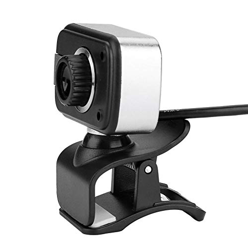 GLOGLOW 4K Webcam for PC, USB Computer Camera | 640x480 Resolution with Microphone, Plug and Play, Manual Focus, Privacy Cover, For Video Calling Conferencing Zoom