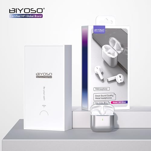 5.4 Earbuds Bluetooth Earphones, Dual-Channel | USB-C Charging Case HiFi Stereo, Sound in-Ear Earphones, Touch Control Ear Auto Pairing Headphones for Apple AirPods - color: White