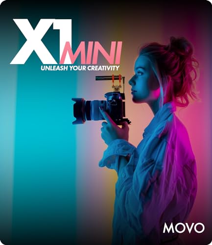Movo VXR10-PRO and X1-Mini Shotgun Microphone Bundle for Cameras, iPhone, DSLRs, and More