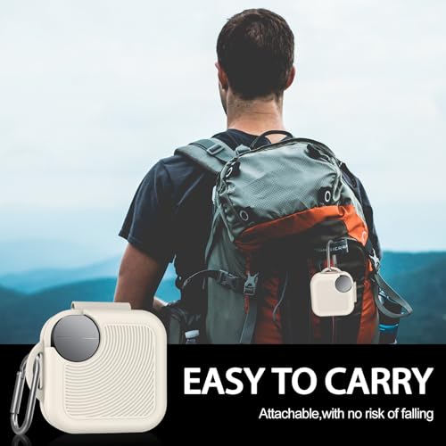 for CMF Buds 2 Plus/CMF Buds 2 / CMF Buds Pro 2 Case Cover, Soft Silicone Protective Earbuds Case, Headphones Case with Carabiner Accessories Set(White) - color: White