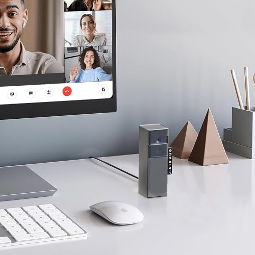 AIRHUG 3 in 1 1080P Webcam with Microphone & Speaker