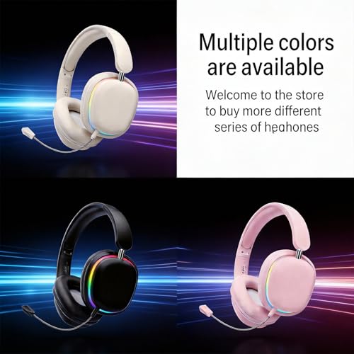 Active Noise Cancellation Bluetooth Headset On Ear Painless Wear Foldable Rotatable Design Lightweight Dual Device Connectivity Detachable Gaming Mic-SY-T3 White - color: Headset SY-T3 White