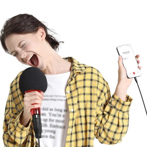 Cubilux XLR Female to Lightning Microphone Cable for Recording, Karaoke, XLR Dynamic Microphone to Lightning Braided Cable for iPhone 14/13/12 pro max, iPad 9/8/7, iPod, 2m/6.5FT