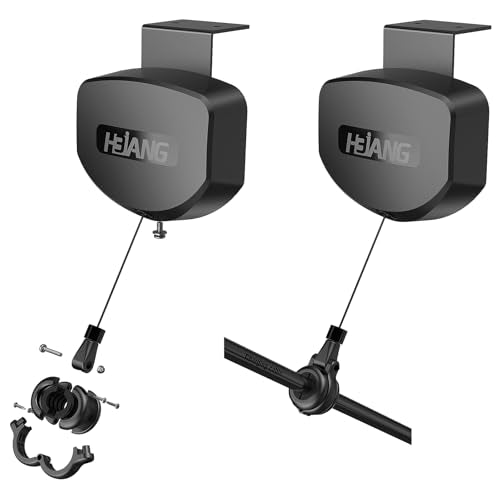 EV Charger Cable Retractor Ceiling Mount, 11.5ft Self-Locking | Retractable Cord Reel for EV Charging Cables, Automatic Cable Organizer Compatible with Most Electric Vehicles