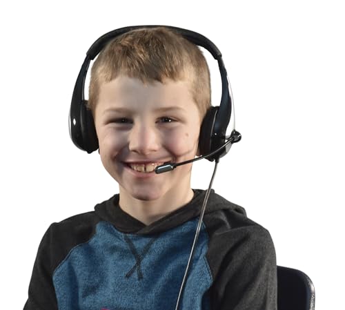 Califone Headset ON-Ear W/GOOSENECK Microphone - 3.5MM - Black NEOTECH 1025MT - Each