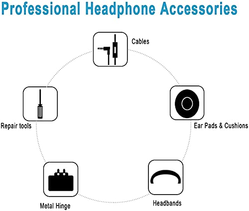 Adhiper Hinge Replacement for Solo3 Wireless Solo2 Wireless Headphone - color: Rose Gold