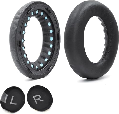 Adhiper Replacement Ear Pads for Bose 700/NC700 Wireless Headphones,NC700 Protein Leather Ear Cushions,Headphone Earpads with Memory Foam (Black - color: Black